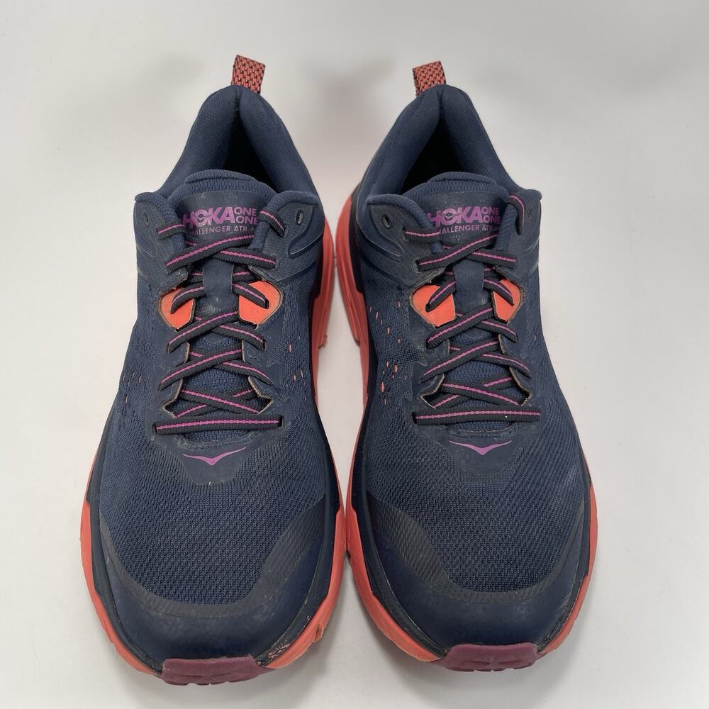 Hoka One One Challenger ATR 6 Running Shoes Womens Size 9.5 B Blue Pink Athletic - Picture 11 of 11
